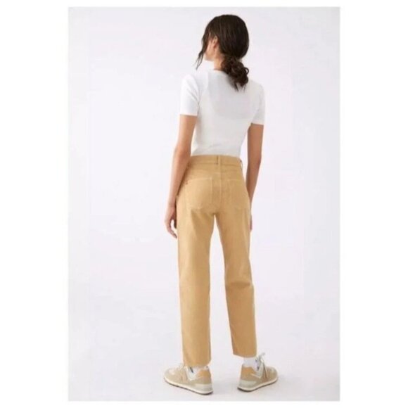 NWT Urban Outfitters BDG Pegged Cowboy Tan Corduroy Pants Womens 31 - Picture 3 of 10
